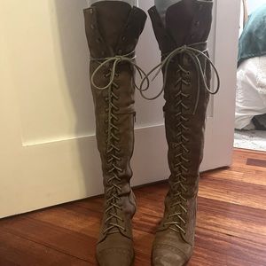 Free People x Jeffrey Campbell Joe Lace Up Boot